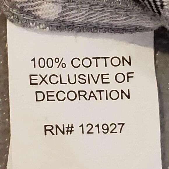 Johnnie O Shirt Mens Hangin' Out Plaid Button Down Size Medium M Gray Blue - Picture 9 of 11